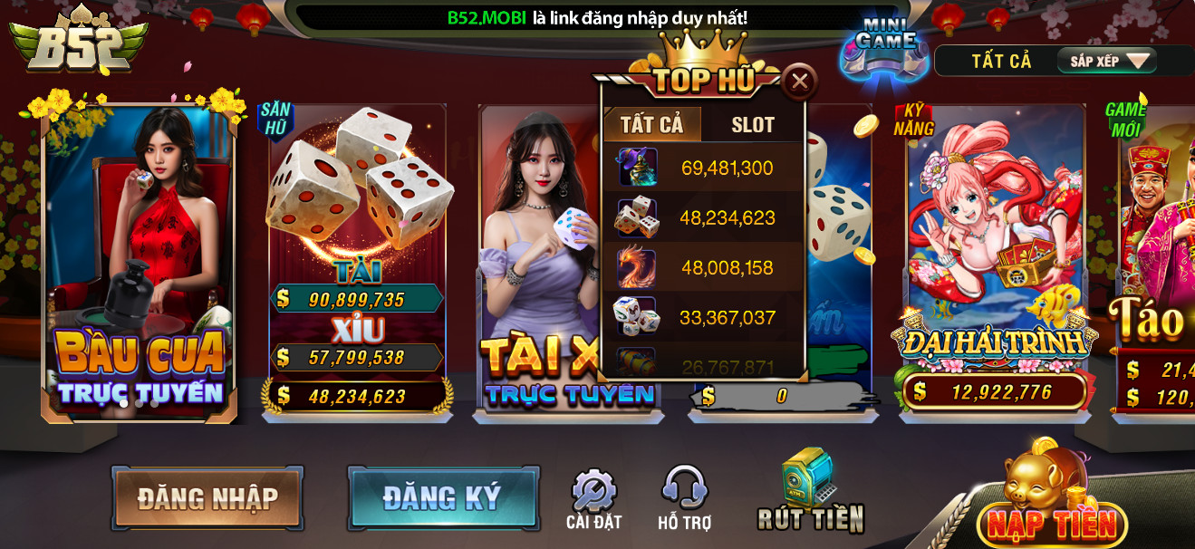 So sánh game Sunwin với B52 về chất lượng game